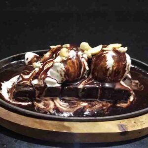 Sizzling Brownie with Ice Cream